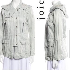 Mint Green Joie Hooded lightweight jacket